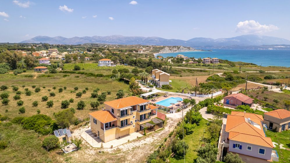 Kefalonia hotel aerial photography 001