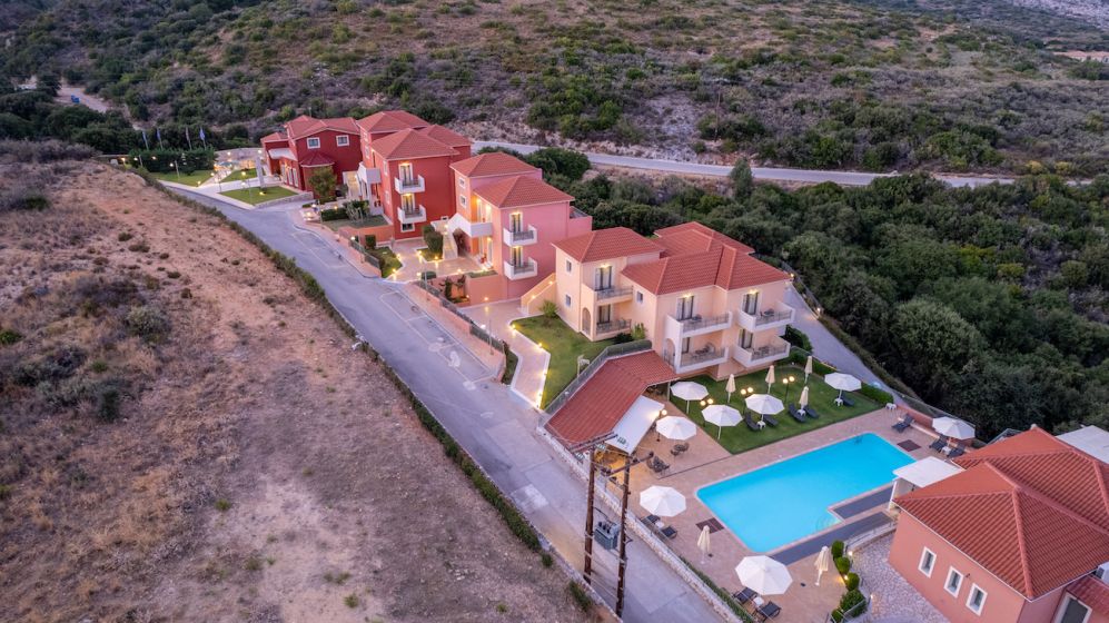 Kefalonia hotel aerial photography 002