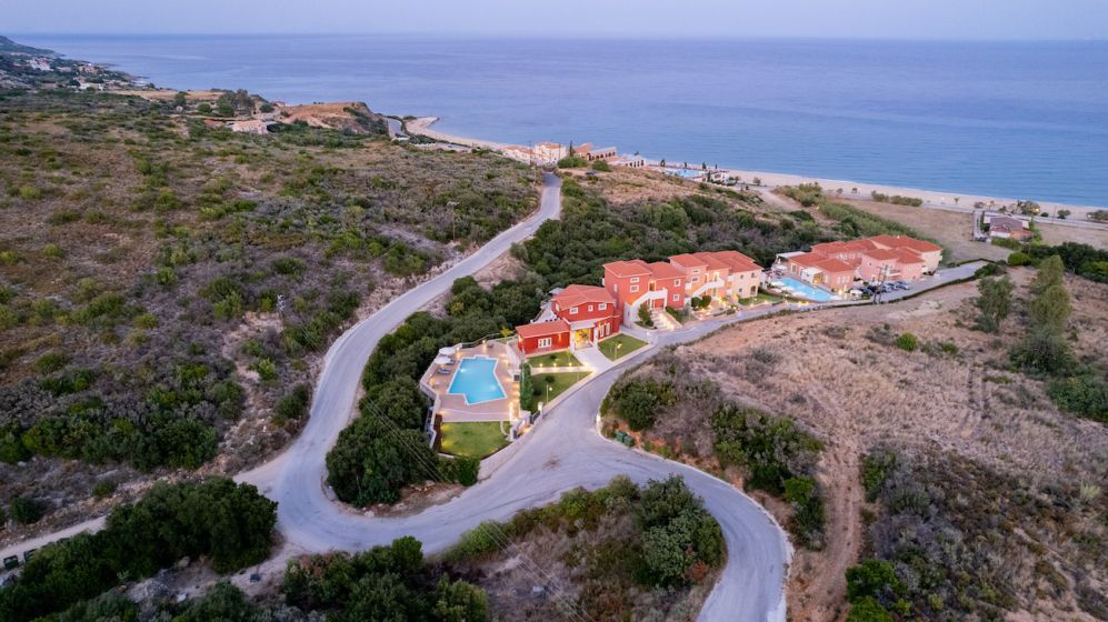 Kefalonia hotel aerial photography 003