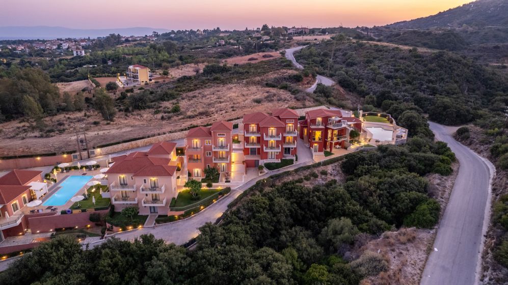 Kefalonia hotel aerial photography 005